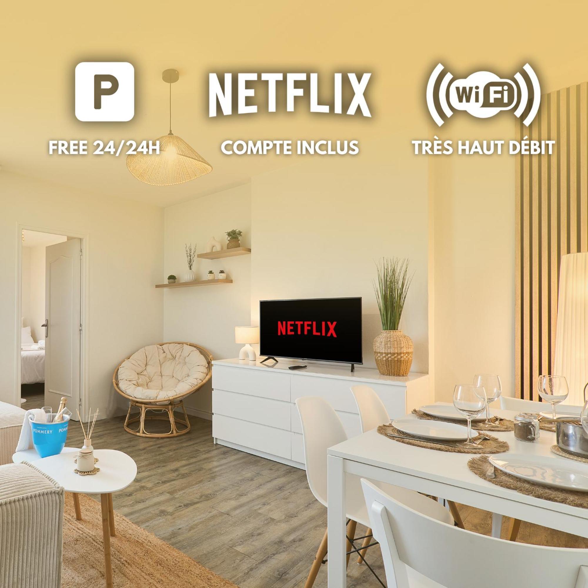 Le Petillant, Gare Centre-Ville, Netflix, Wifi Reims Buitenkant foto